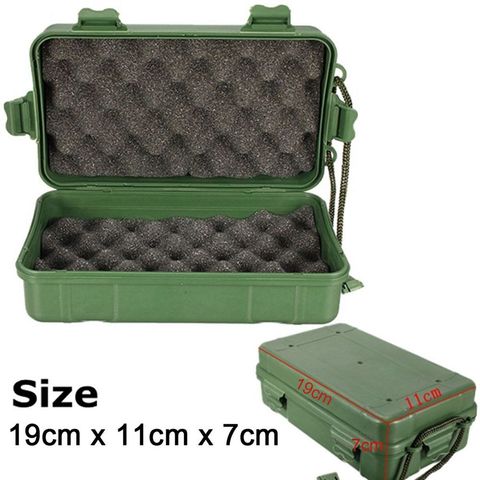 1PC Outdoor Shockproof Waterproof Boxes Survival Airtight Case Holder For Storage Matches Small Tools Travel Sealed Containers ► Photo 1/6