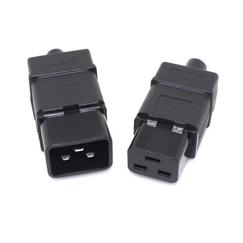 PDU/UPS socket Standard IEC320 C19 C20 16A 250V AC Electrical Power Cable Cord Connector Removable plug SS-809 SS-810 Plug ► Photo 1/6