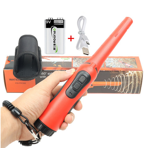 Brand New Pin Pointing HandHeld Metal Detector Waterproof Super Gold Finder Search Treasure Hunter Kits For Coin And Cable ► Photo 1/6