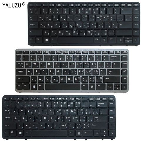 YALUZU Russian Replacement Keyboard For HP Elitebook 840 G1 G2 850 G2 No backlight ► Photo 1/6