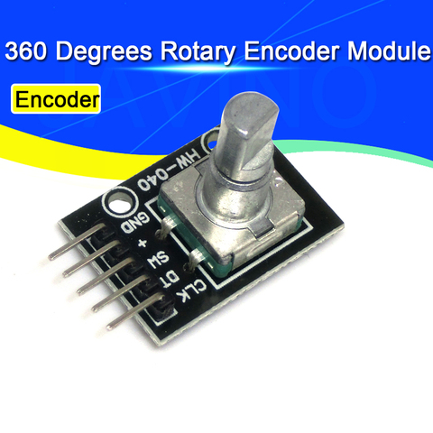Javino 360 Degrees Rotary Encoder Module For Arduino Brick Sensor Switch Development Board KY-040 With Pins ► Photo 1/4