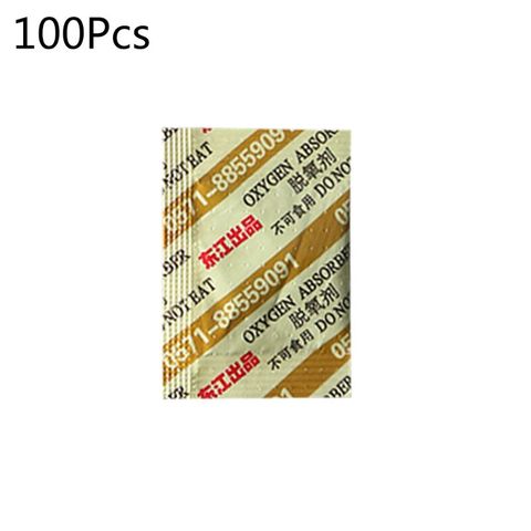 100 Bags Deoxidant 30cc Oxygen Absorbers for Mooncake Long Term Food Storage CO2 N58C ► Photo 1/6