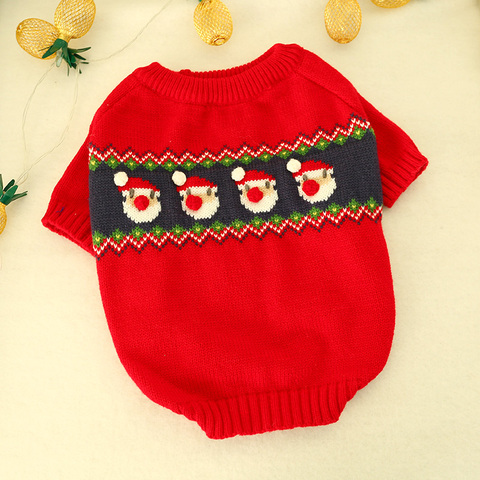 PETCIRCLE Pet Clothes French Bulldogs Corgis Pugs Comfortable Two-legged Clothes Small and Medium Dogs Christmas Sweaters ► Photo 1/6