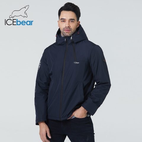 ICEbear 2022 Men's short coats spring stylish jacket with a hood high-quality men's brand clothing MWC21661D ► Photo 1/6
