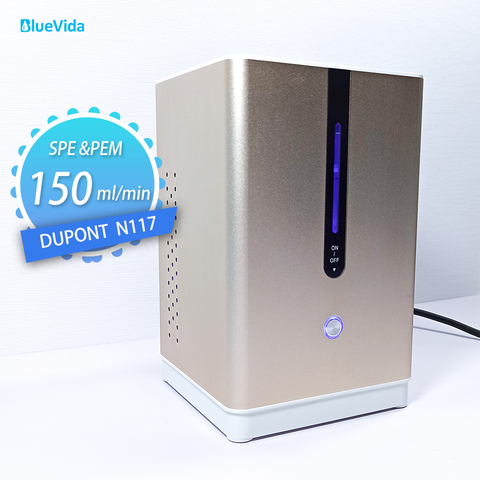 Bluevida 99.99% High Purity Hydrogen Inhalation Machine Low Noise Make Hydrogen Water H2 Inhalation Generator SPE/PEM 150ml/m ► Photo 1/6