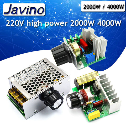 2000W thyristor governor 4000W motor AC 220V high power electronic voltage regulating and temperature regulating module ► Photo 1/6