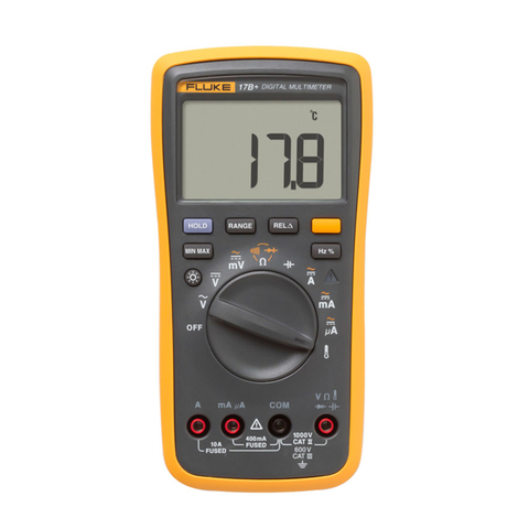 Fluke 17B + High Precision Multifunction Digital Multimeter 4000 AC / DC Current Withstand Capacitance Frequency Meter ► Photo 1/6