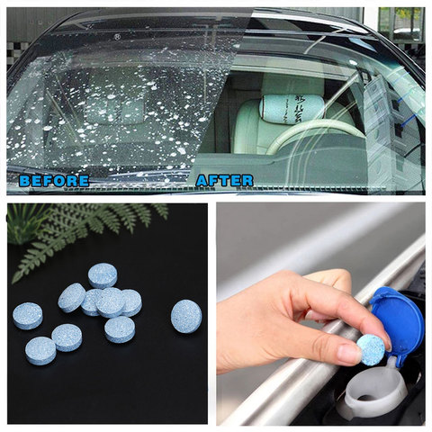 10/20/50PCS (1PCS=4L Water) Car Solid Wiper Fine Seminoma Wiper Windshield Glass Cleaner Auto Window Cleaning Car Accessories ► Photo 1/6
