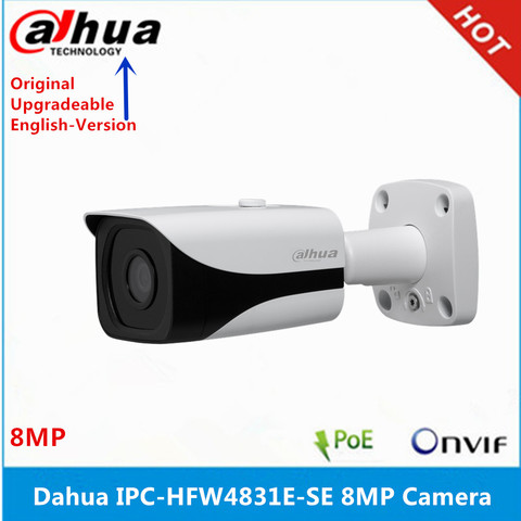 original Dahua IPC-HFW4831E-SE Ultra HD 8MP built-in sd card slot IP67 IR40M POE 4K IP Camera replace IPC-HFW4830E-S ► Photo 1/5