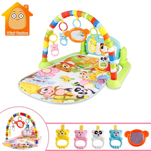 Baby Gym Tapis Puzzles Mat Educational Rack Toys Baby Music Play Mat With Piano Keyboard Infant Fitness Carpet Gift For Kids ► Photo 1/6