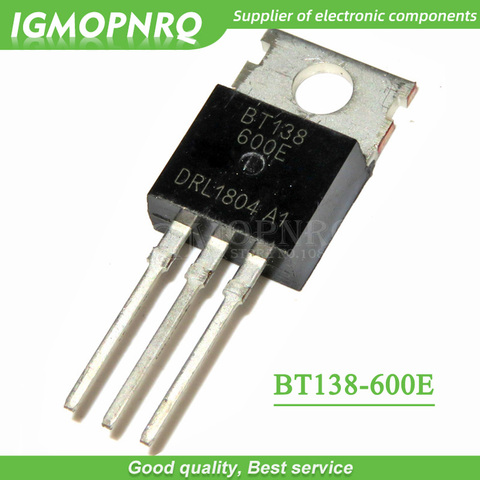 5pcs BT138-600E BT138 BT138-600 Triacs RAIL TRIAC 600V 12A TO-220  new original ► Photo 1/1