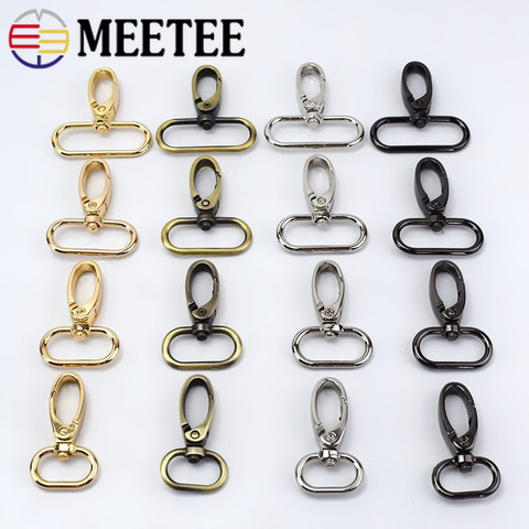 10/20pcs 20/26/32/38mm Metal Bags Strap Buckles Lobster Clasp Collar Carabiner Snap Hook DIY KeyChain Bag Part Accessories ► Photo 1/6