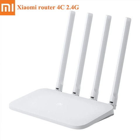 Xiaomi Mi WIFI Router 4C 64 RAM 300Mbps 2.4G 802.11 b/g/n 4 Antennas Band Wireless Routers WiFi Repeater Mihome APP Control ► Photo 1/6