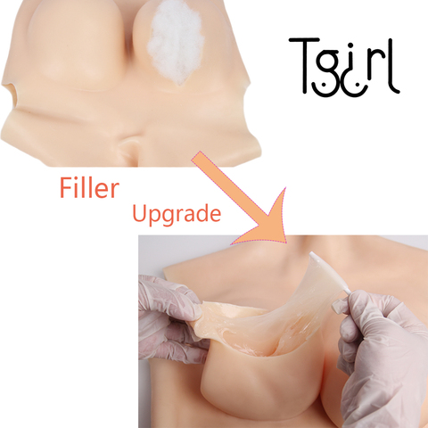 Upgrade Elastic Cotton Filled Breast Forms to Liquid Silicone Ones(This cannot be purchased separately) ► Photo 1/3