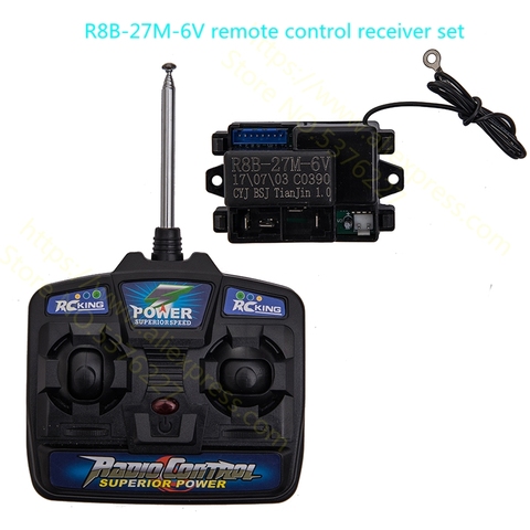 R8B-27M-6V  Remote Controller Receiver, Children Electric Car 27Mhz Transmitter,kid's  car replacement parts. ► Photo 1/3