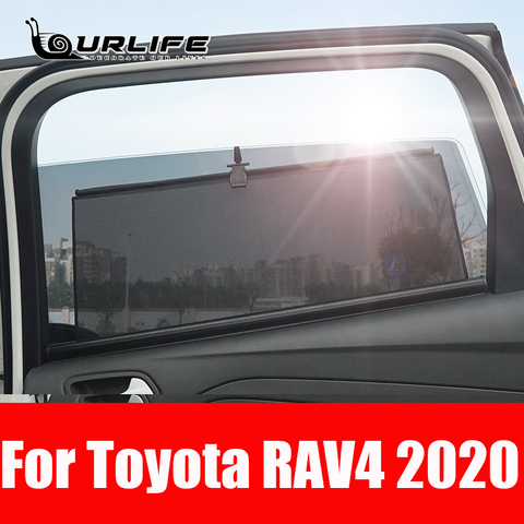 For Toyota RAV4 XA50 RAV 4 2022 Automatic Lifting Car Sunshade Side Window Sun Visor Sunscreen Accessiores Car Curtain ► Photo 1/5