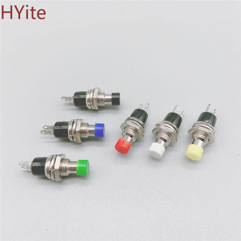 10pcs 7mm Momentary Push button Switch Press the reset switch Momentary On Off Push Button Micro Switch Normally Open NO ► Photo 1/6