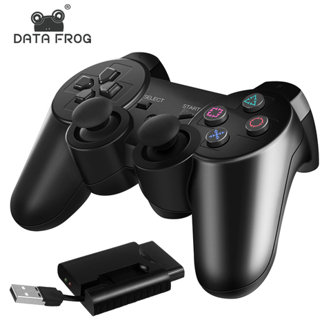 Wireless Vibrating Gamepad for Sony ps2 Gaming Controller for
