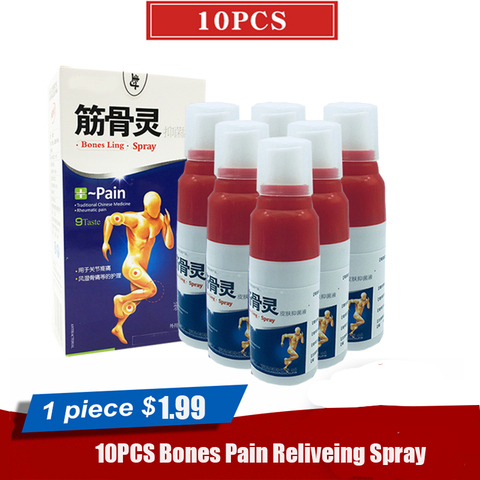 10PCS Pain Relieving Spray Rheumatism Rrthritis, Muscle Sprain Knee Waist Pain, Back Shoulder Spray Tiger Orthopedic Plaster ► Photo 1/6