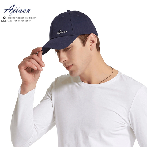 Ajiacn Genuine Electromagnetic radiation protective cap WIFI, mobile phone, computer, TV EMF shielding unisex hat ► Photo 1/6