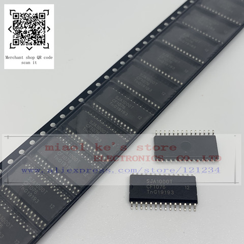 [ 5pcs/1lot ] 100%New original; SJA1000T/N1 SJA1000T SJA1000 - 4.5V-5.5V  15mA SOP-28 - IC STAND-ALONE CAN CTRLR 28-SOIC ► Photo 1/1