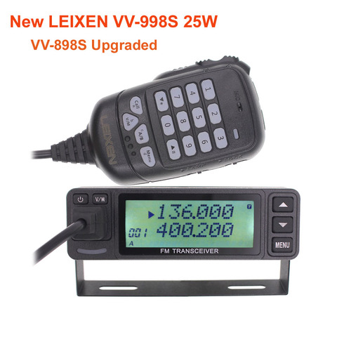 New LEIXEN VV-998S 25W Dual Band 144/430MHz Mobile Radio UV-998 Transceive Amateur Ham Radio VV-898S Upgraded ► Photo 1/6