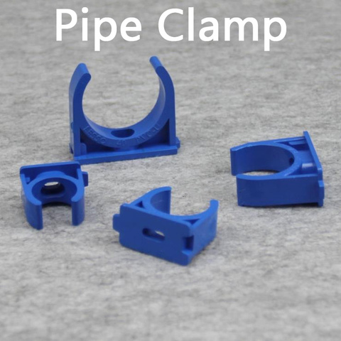PVC Pipe Clamps Water Pipe Support PVC Pipe Connectors Garden Irrigation Tube Bracket Pipe Fittings 5 Pcs ► Photo 1/2