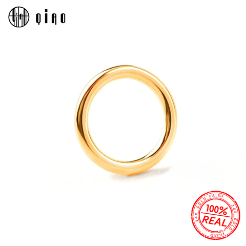 10pcs 2/3/4/5/6mm 14K gold filled closed jump rings 14K gold filled Split Rings For Keychains Making & Bracelet Jewelry Findings ► Photo 1/5