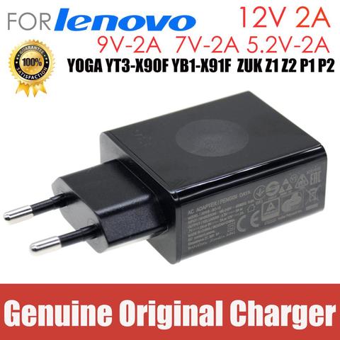 Original 12v 2a 5.2v 2a 7v 2a 24w for lenovo Phone Tablet charger laptop AC Adapter YOGA YT3-X90F YB1-X91F sc-13 ZUK Z1 Z2 P1 P2 ► Photo 1/6