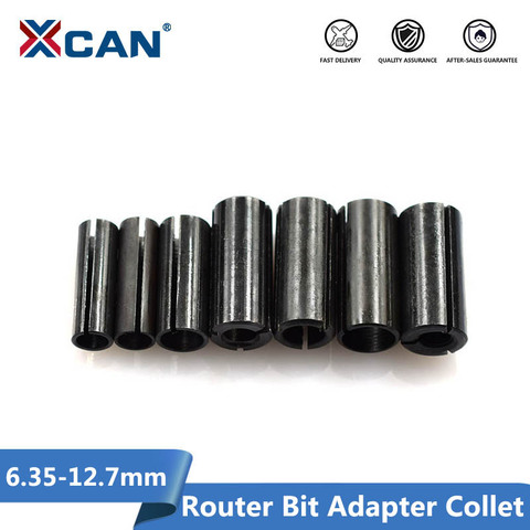 XCAN 1pcs Adapter Collet Shank CNC Router Tool Adapters Holder 8mm Change to 6mm/ 8-6.35/ 9.5-6.35/ 10-8/12-6 8 10/12.7-6 6.35mm ► Photo 1/6