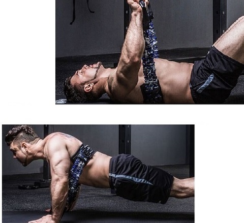 90KG Adjustable Resistance Band Trainer Chest Muscle Training Tools Home Gym Arm Exercise  Bench Press Push Up Fitness Equipment ► Photo 1/1