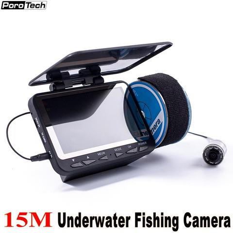 WF06 15m Professional Fish Finder Underwater Fishing Camera 4.3 Inch LCD Minitor Video Visual Camera Underwater Ice Fishing DVR ► Photo 1/6