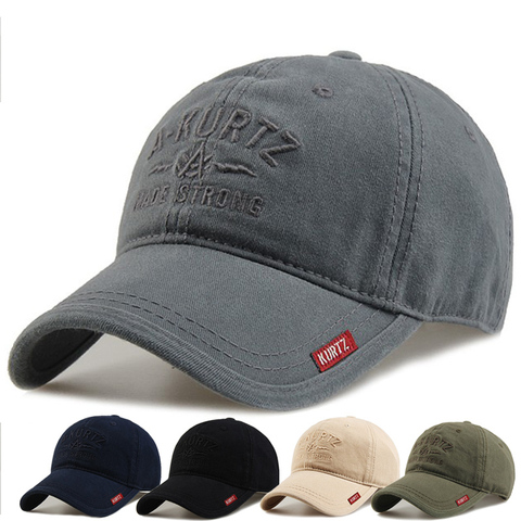 Top Quality Cotton Soft Sun Hats Big Bone Man Causal Peaked Hat Male Plus Size Baseball Caps 56-62cm ► Photo 1/5