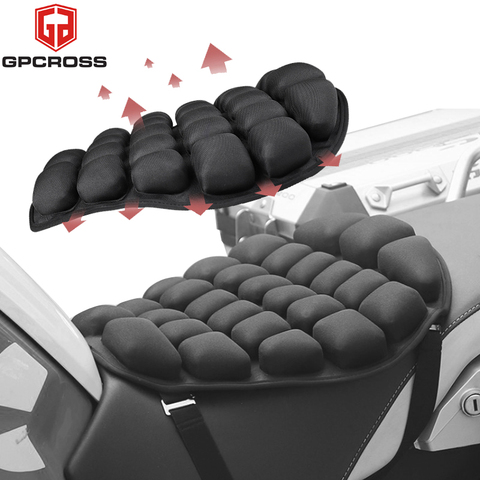 GPCROSS Air Pad Motorcycle Cool Seat Cover Seat Sunscreen Mat Electric Car Inflatable Decompression office Air Cushion ► Photo 1/6