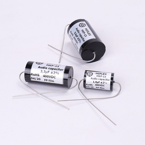 2pcs/lot Poland imports MIFLEX MKP-13 ±2% alloy zinc foil audio tube amplifier coupling divider fever capacitor free shipping ► Photo 1/5