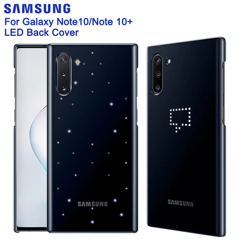 SAMSUNG Original Intelligent LED Back Case for Samsung Galaxy Note10 Note 10 5G NoteX Note X Note10 PLUS 5G Hard Phone Cover ► Photo 1/6