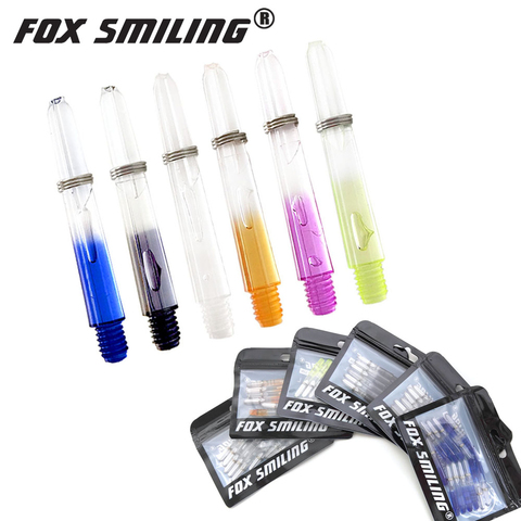 Fox Smiling 30pcs 35/48mm Nylon Plastic Darts Shafts 2BA For Professional Dardos Accessories Blue Black Clear ► Photo 1/6