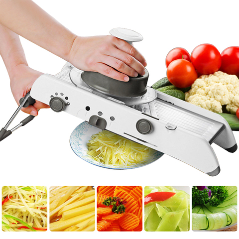 Mandoline Slicer Manual Vegetable Cutter Vegetable Kitchen Tool Professional Grater with Adjustable 304 Stainless Steel Blades ► Photo 1/6