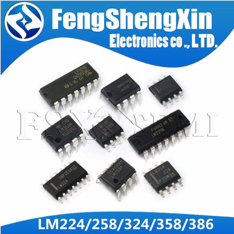 10pcs/lot LM224 LM224DR LM224 LM258 LM258DR LM258P LM324DR LM324N LM324 LM358 LM358P LM358DR LM386 LM386M-1 LM386N-1 LM386M-82 ► Photo 1/4