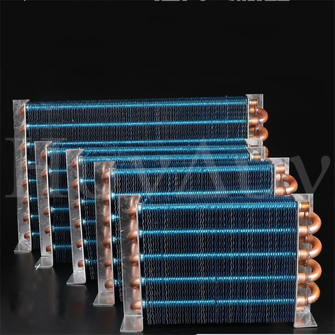 Freezer refrigerator condenser copper tube radiator heat sink homemade small evaporator cooling water cooling universal ► Photo 1/6