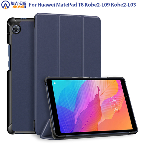 Slim Cover for Huawei Matepad T8 Kobe2-l09 Kobe2-l03 Tablet Case Stand Cover for Huawei T8 Kobe2 L09 L03 Protective Shell /skin ► Photo 1/6