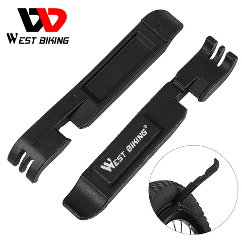 WEST BIKING 2Pcs Bicycle Tyre Tire Lever 3 in 1 Bicycle Repair Tools Chain Breaker Cutter Bike Tools Tyre Crossbar Tire Pry Bar ► Photo 1/6
