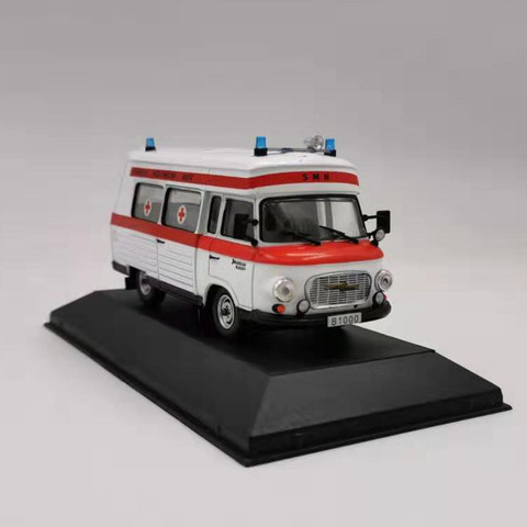 Diecast 1:43 Scale Alloy ATLAS Bakas B1000 Cartoon Image Ambulance Model Toys Adult Collection Display Decorations Boys Gifts ► Photo 1/6