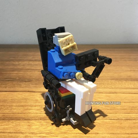 MOC Set Stephen Hawking Creative Minifigs Mini Figures Collection DIY Bricklink Building Blocks Toys for Kid Gift ► Photo 1/6