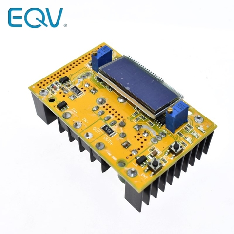 10A DC-DC Adjustable LCD Dual Display CC CV Step-down Power Supply Module Short Circuit Protection Case DC-DC Boost Converter ► Photo 1/6