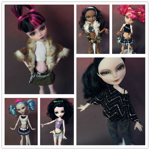 all kinds of clothes for Monster High School Doll Clothes Blame High Casual Clothing MONSTER HIGH Blame High Clothes Wave 1 ► Photo 1/6