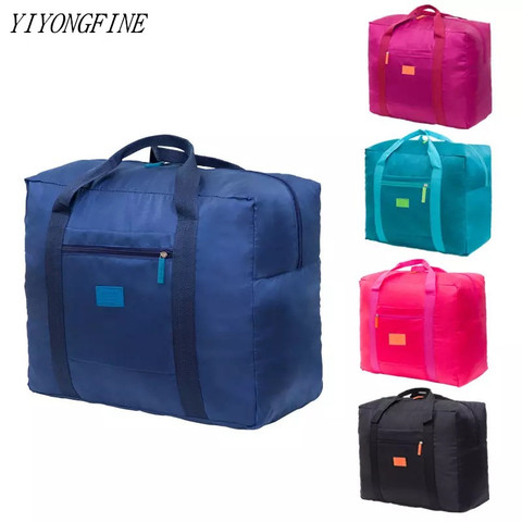 Large Folding Travel Bag Nylon Waterproof Bags Tote Large Handbags Travel Bag Weekend Bags Drop Shipping Luggage Organizer ► Photo 1/6