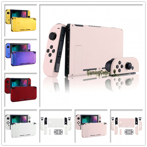Custom Console Back Plate with Controller Housing Shell Case with Full Set Buttons for Nintendo Switch ► Photo 1/6