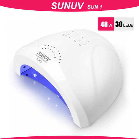 SUNUV Sunone 48W Professional Nail Lampe LED Manicure UV Lamp Nail Dryer for UV Gel LED Gel Nail Machine Infrared Sensor ► Photo 1/6