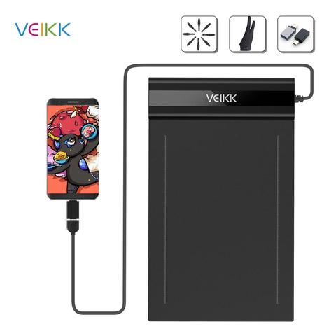 VEIKK S640 graphic Pen tablet 6 x 4 inch Ultra Thin OSU New Digital Drawing Tablet with Battery-Free Pen 8192 Levels Pressure ► Photo 1/6